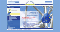 Desktop Screenshot of europa-zentrum.de